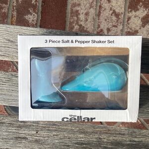 Cellar whale salt pepper set (3)